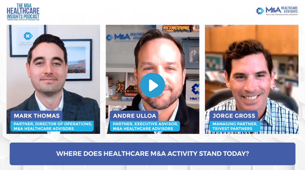 Episode 4 with Jorge Gross, Partner at Trivest: The M&A Healthcare Insights Podcast